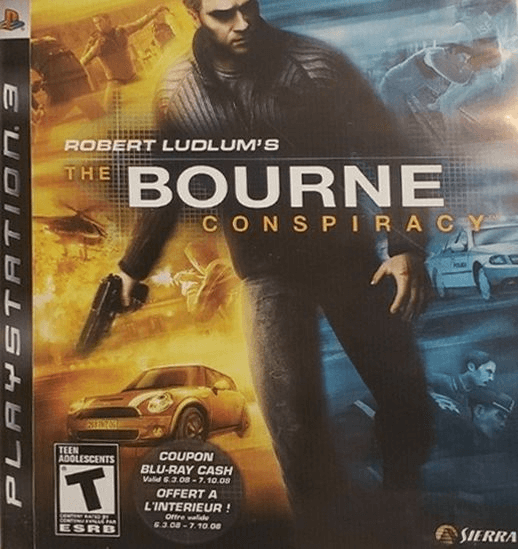 Robert Ludlum's The Bourne Conspiracy box art for Playstation 3